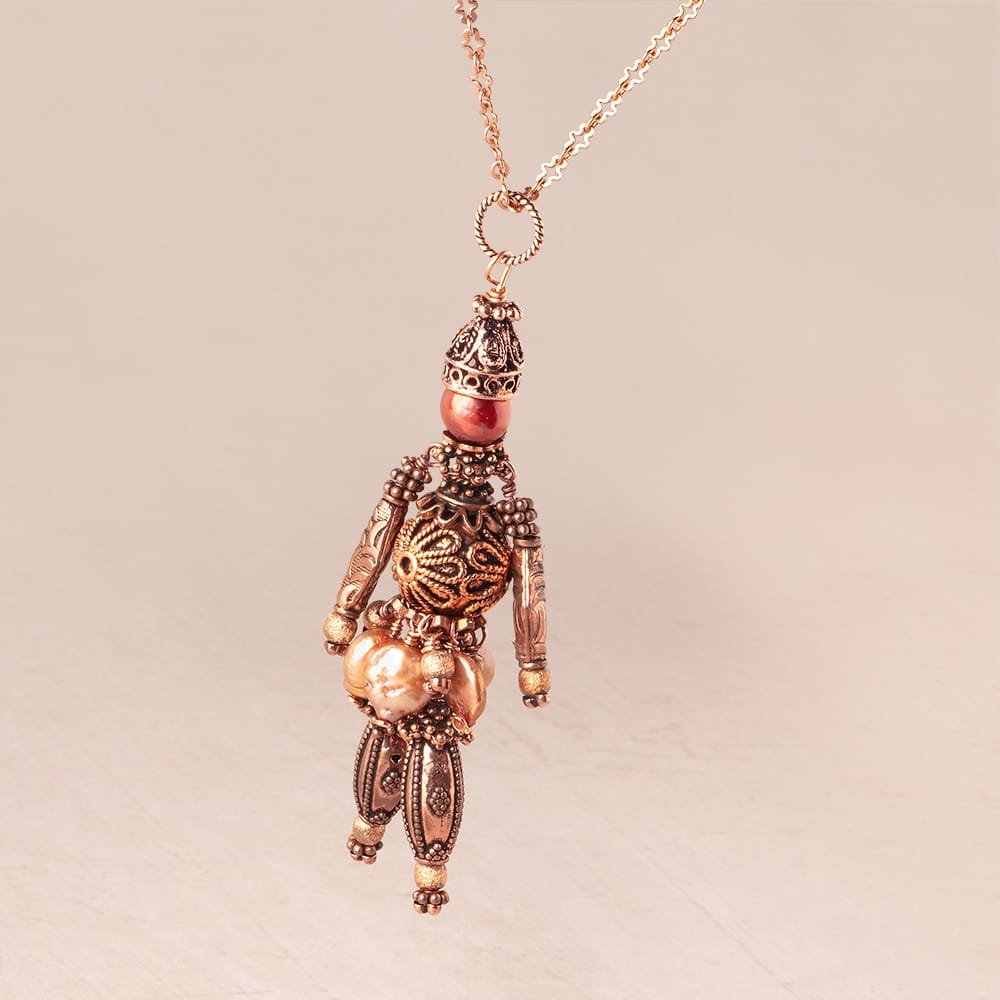 12x10mm Antiqued Copper Filigree Cone Set of 4 Beads - Beadsofcambay.com
