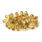 12x7 - 19x10mm Honey Quartz Faceted Tear Drop Beads 7.5 inch 55 pieces AA - Beadsofcambay.com