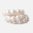 13 - 13.5mm Off White Baroque Freshwater Pearls 16 inch 28 pieces - Beadsofcambay.com