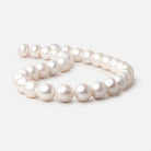 13 - 14mm Off White Baroque Freshwater Pearls 16 inch 31 pieces - Beadsofcambay.com
