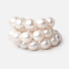 13 - 14mm Off White Baroque Freshwater Pearls 16 inch 31 pieces - Beadsofcambay.com