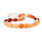 13 - 16mm Mexican Fire Opal Plain Nugget Beads 15 inch 25 pieces - Beadsofcambay.com