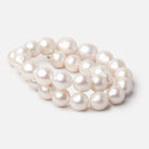 13 - 16mm Off White Baroque Freshwater Pearls 16 inch 29 pieces - Beadsofcambay.com