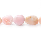 13-16mm Pink Peruvian Opal Plain Nugget Beads 16 inch 27 pieces - Beadsofcambay.com