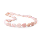 13-16mm Pink Peruvian Opal Plain Nugget Beads 16 inch 27 pieces - Beadsofcambay.com