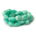 13 - 17mm Colombian Emerald Plain Nugget 16 inch 30 Beads AA - Beadsofcambay.com