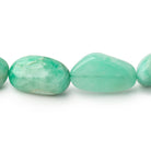 13-26mm Colombian Emerald Plain Nugget Beads 16 inch 23 pieces - Beadsofcambay.com