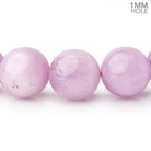 13mm Kunzite Plain Round 8 inch 16 Beads 1mm hole AA - Beadsofcambay.com