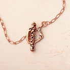 13x18mm Antiqued Copper Toggle Bali Design 1 piece - Beadsofcambay.com