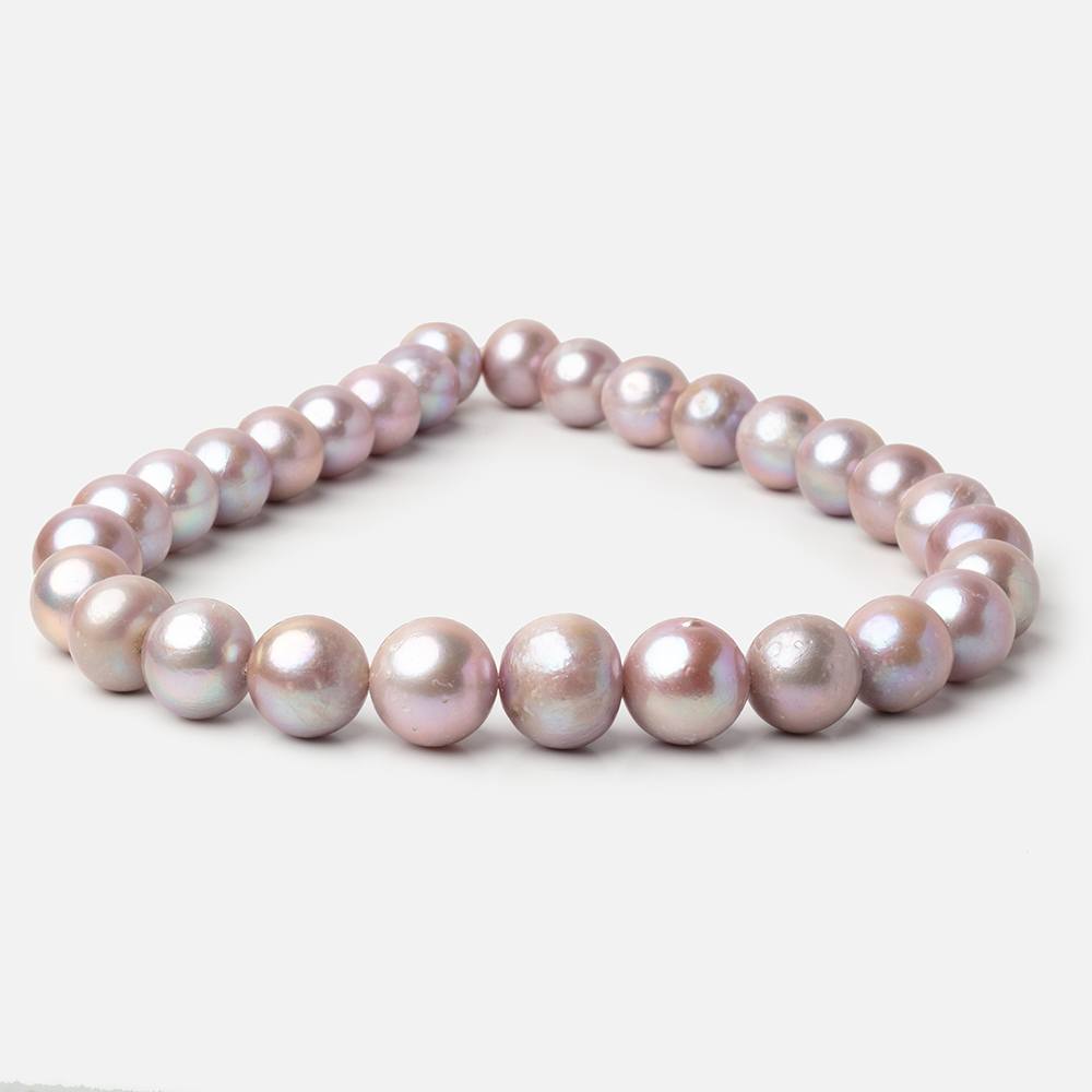 14-17mm Lilac Pink Baroque Freshwater Pearls 16.5 inch 29 Beads - Beadsofcambay.com