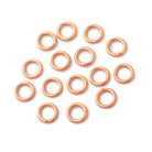 7mm Copper Closed Jump Ring Set of 50 pieces - BeadsofCambay.com