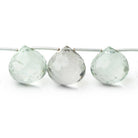 14.5-15mm Prasiolite Faceted Candy Kiss Beads 7 inch 11 pieces - Beadsofcambay.com
