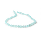 7x5mm Seafoam Blue Chalcedony Faceted Oval 13.5 inch 46 Beads - BeadsofCambay.com