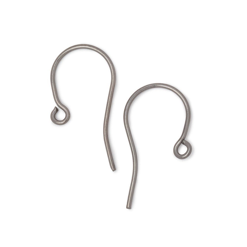 14mm French Hook Ear Wire 10 pieces - Beadsofcambay.com