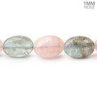 14x10mm Multi Color Beryl Plain Oval 16 inch 28 Beads 1mm Drill Hole - Beadsofcambay.com