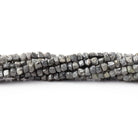 1.5 - 2.5mm Gray Raw Diamond Cube Beads 15 inch 230 pieces - Beadsofcambay.com