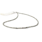 1.5 - 2.5mm Greenish Gray Raw Diamond Cube Beads 15 inch 230 pieces - Beadsofcambay.com