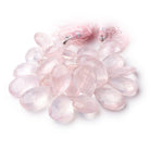 15-25mm Rose Quartz Faceted Pear Beads 5.5 inch 27 pieces AA - Beadsofcambay.com