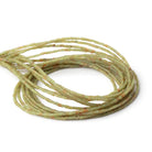 1.5mm Light Jade Hand-Cut Tube Beads 14 inch 190 pieces - Beadsofcambay.com