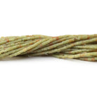 1.5mm Light Jade Hand-Cut Tube Beads 14 inch 190 pieces - Beadsofcambay.com
