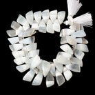 16 - 17mm Banded Agate Faceted Fancy Briolette 7.5 inch 46 Beads AA - Beadsofcambay.com