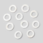 8mm Brushed Jump Ring Set of 10 pieces - BeadsofCambay.com