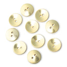 16mm Shiny Round Buttons Set of 10 - Beadsofcambay.com
