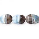 16x12 - 18x13mm Banded Owyhee Opal Faceted Oval 14 inch 21 Beads - Beadsofcambay.com