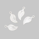 16x8.5mm Leaf Pendant Charm Set of 4 pieces - Beadsofcambay.com