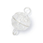 17.5mm Roval Miligrain Design Magnetic Clasp 1 piece - Beadsofcambay.com