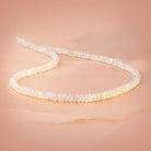 5.5-7mm Ethiopian Opal Faceted Rondelle Beads 18 inch 140 pieces AAA - BeadsofCambay.com