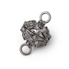 17mm Circle & Kite Design Magnetic Clasp 1 piece - Beadsofcambay.com