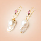 17x10 - 20x11mm White Ultra Baroque Freshwater Pearl Focal 1 piece - Beadsofcambay.com