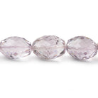 17x12 - 19x14mm Pink Amethyst Faceted Olive Beads 16 inch 24 pieces AA - Beadsofcambay.com