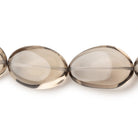 17x13 - 24x15mm Smoky Quartz Plain Nugget Beads 16 inch 21 pieces - Beadsofcambay.com