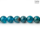 6mm Neon Apatite Plain Rounds 15.5 inch 66 beads 1mm Large Hole A - BeadsofCambay.com
