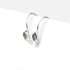 18mm Labradorite Marquise Ear Wire Set of 2 pieces - Beadsofcambay.com