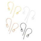 18mm Shepard's Hook with Ball Ear Wire 10 pieces - Beadsofcambay.com