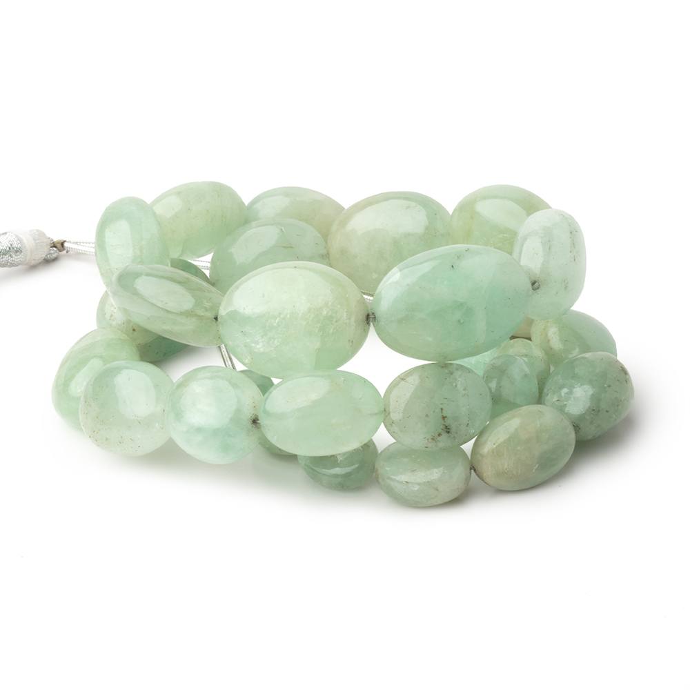 9x7-21x15mm Emerald Plain Nugget Beads 18 inch 28 pieces AA - BeadsofCambay.com
