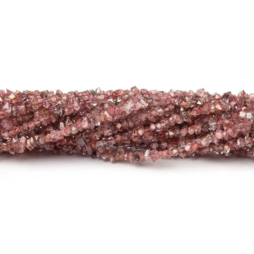 2-3.5mm Red Double Terminated Quartz Beads 15.5 inch 260 pieces - Beadsofcambay.com