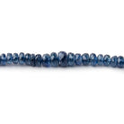 2 - 4mm Blue Sapphire Faceted Rondelle Beads 15.5 inch 245 pieces - Beadsofcambay.com
