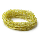 2-5mm Yellow Diopside Plain Chip Beads 18 inch 200 pieces - Beadsofcambay.com