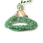 2 - 7mm Emerald Plain Rondelle Beads 22 inch 260 pieces AA - Beadsofcambay.com