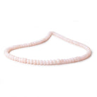 2-7mm Pink Peruvian Opal Plain Rondelle Beads 15.5 inch 110 pieces - Beadsofcambay.com