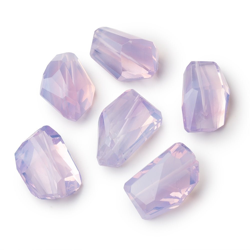 20 - 24mm Lavender Quartz Faceted Nugget 1 Bead AAA - Beadsofcambay.com
