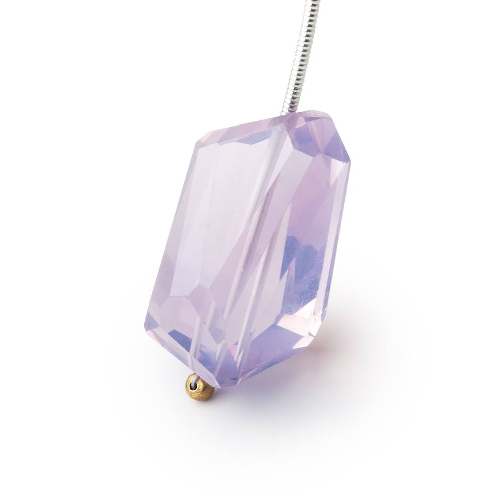 20 - 24mm Lavender Quartz Faceted Nugget 1 Bead AAA - Beadsofcambay.com