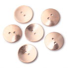 20mm Shiny Round Buttons Set of 6 - Beadsofcambay.com