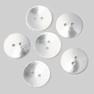 20mm Shiny Round Buttons Set of 6 - Beadsofcambay.com