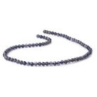 4mm Iolite Micro-faceted round beads 12.5 inch 78 pieces - BeadspfCambay.com