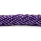 2mm Amethyst micro faceted rondelle beads 12.5 inch 220 pieces AAA - BeadsofCambay.com